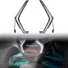 imageSAUTVS LED Grille Accent Fang Lights for 2025 Polaris RZR PRO XPRS Accessories Waterproof Startup Animations White DRL Signature Lights Grill Lamps1Pair Replace 2417278 2417279