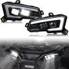 imageSAUTVS LED Headlight Assembly for Polaris Sportsman LED Head Lights Front Lamp with HighLow Beams DRL Halo Rings for Polaris Sportsman XP 1000 850 570 450 20172025 Accessories Replace OEM 2884859