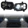 imageSAUTVS LED Headlights with Angel Eye for Polaris Ranger 570 FullSize 1625 LED Head Lights Front Lamps for Polaris Ranger 570 Full Size 20162025 Accessories