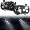 imageSAUTVS LED Headlights with Angel Eye for Sportsman LED Head Lights Front Lamps with High Low Beam Lights for Polaris Sportsman 400 500 550 570 800 850 20092017 Accessories