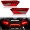 imageSAUTVS LED Tail lights for RZR 900 XP 1000 1419 Red Rear Brake Stop Lights Taillights Tail Lamps for Polaris RZR 900 1000 S XP Turbo 20142019RZR Trail 202023 Accessories2PCS 24123412412342