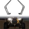 imageSAUTVS LED Turn Signal Fang Lights for Polaris RZR XP 1000 XP Turbo 20192023RZR Trail S 20212025 Front Signature Accent Fang Lights Grill Lamps One Pair Replace 2884871