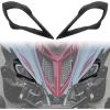 imageSAUTVS Left ampamp Right Headlight Covers for Raptor 700 Head Lamps Light Cover Trim Bezel for Yamaha YFZ 450 YFZ450R YFZ450X Wolverine 450 350 250 350 20062022 Accessories 2PCS