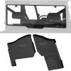 imageSAUTVS Lightly Full Size Rear Windshield ampamp Front TPE Floor Mats Kit for Polaris Ranger XP 1000