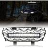 imageSAUTVS Mesh Grille with LED Spotlight for Polaris General 1000 XP 10004 20162025 Accessories Front Mesh Grill with LED Light Bar