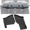 imageSAUTVS Rear Bumper ampamp Front Floor Mats Kit for Polaris Ranger XP 1000 Crew 1000 Diesel