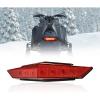 imageSAUTVS Red LED Tail Light for SkiDooSpyder Red Rear Brake Stop Light Tail Lamp for CanAm Spyder F3 RT 20192025  SkiDoo MXZ Renegade Summit 600 850 20172025 Accessories Replace 520001143