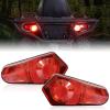 imageSAUTVS Red Tail Lights Housing for Polaris Sportsman RZR ACE 0525 Rear Brake Stop Lamp Lense Cover for Polaris Sportsman 450 500 800 RZR ACE 20052025 Accessories 2PCS Replace 2411153 ampamp 2411154