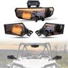 imageSAUTVS Side Mirrors Rearview Mirror Kit for Polaris RZR 900 Trail Folding Side Mirrors Center Convex Rear view Mirror for Polaris RZR Trail S 900 1000 Premium Ultimate 20212023 Accessories