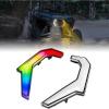 imageSAUTVS Smart RGB LED Accent Fang Lights for Polaris RZR XP 1000 20142018RZR 900 XC 900S 20152020 Accessories App Controlled Colors Turn Signals Startup Animation Music Sync Signature Lights