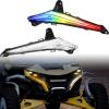 imageSAUTVS Smart RGB LED Signature Fang Lights for Maverick R App Controlled Colors Turn Signals Startup Animation Music Sync Lights for CanAm Maverick R MAX X RS 2024 Models Accessories