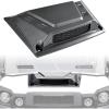 imageSAUTVS Sport Hood Scoop Kit for Kawasaki Mule Pro Carbon Fiber Pattern Turbo Hood Scoop with Mesh Grill for Kawasaki Mule Pro FXT DXT DX FX FXR 20152025 Accessories