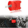 imageSAUTVS Sporty Key Holder for Polaris RZR Ranger Sportsman Red Ignition Key Cover Hard Case Shell Key Holder with Hole for Polaris RZR Ranger Sportsman General Accessories 1PCS