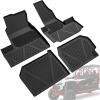 imageSAUTVS TPE Floor Mats for Honda Talon 1000X4 2224 Front and Rear Row Floor Liners All Weather Protection Slush Mats for Honda Talon 1000X4 1000R4 1000XS4 20222024 Accessories 4PCS