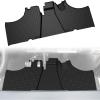 imageSAUTVS TPE Front Floor Mat for Kawasaki Mule Pro FXT FX DX DXT FXR 20152025 Accessories Rubber Front Row Floor Liners Slush Mat Replace KAF080033 All Weather Protection