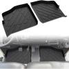 imageSAUTVS TPE Front Row Floor Mats Floor Liners for Polaris Ranger XP 900  Ranger XP 570 ampamp FullSize Diesel 20132019 Accessories All Weather Protection Slush Mats