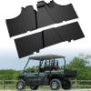 imageSAUTVS TPE Front and Rear Floor Mats for Kawasaki Mule Pro FXT DXT 20152025 Accessories Rubber Row Floor Liners Slush Mats Replace KAF080033 KAF080034 All Weather Protection