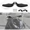 imageSAUTVS Transparent Handguards Protector Wind Deflector for SkiDoo REV Gen5  Gen4  XSXMXPXRXU Models Plastic Hand Guards Handlebar Air Deflectors 2PCS Replace 860200789