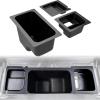 imageSAUTVS Under Seat Storage Box Underseat Storage Bin Set Organizer Tray for Polaris Ranger 500 570 Mid Size 50quot Wide 20152021 Accessories 3PCS