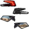 imageSmoked Black LED Tail Lights ampamp Side Mirrors Kit for CanAm Maverick X3 All Models