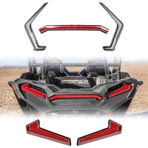 imageFront Accent Lights ampamp Center Tail Light ampamp Red Tail Lights Kit for Polaris RZR XP 1000 Turbo S 20182021