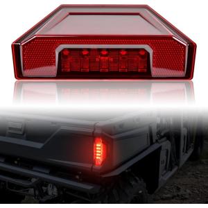 imageSAUTVS 1PCS Taillight for General Red LED Rear Brake Stop Lamp Tail Light for Polaris Ranger 570 Full Size XP 900 RGR GENERAL 1000 20152021 Accessories fit Left ampamp Right Side Replace 2412774