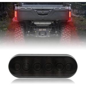 imageSAUTVS 1PCS UTV Smoked Black LED Tail Light for Can Am Defender Black Taillight Assembly for CanAm DefenderDefender MAX HD5 HD7 HD8 HD9 HD10 20162025 Accessories 1PCS Replace 710004257