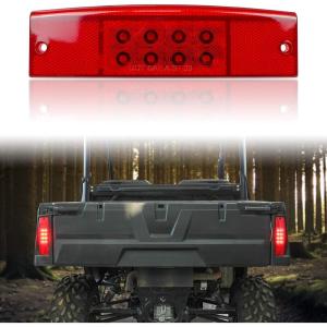 imageSAUTVS 1pcs Tail Light for Ranger 570 Red LED Rear Brake Stop Light for Polaris Ranger 400 500 570 800 EFI MIDSIZE Accessories fit Left ampamp Right Side Replace 2411450