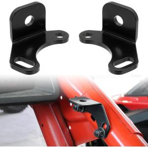 imageSAUTVS 2PCS Adjustable Rear Pillar Flag Antenna Mounting Brackets Rear LED Whip Light Brackets for Can Am Maverick X3 MAX 20172025 Accessories