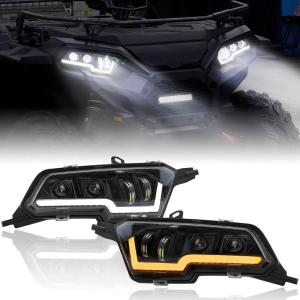 imageSAUTVS 2PCS LED Headlights Assembly for Polaris Sportsman LED Head Lights Front Lamps with HighLow Beams DRL Turn Signal Light for Polaris Sportsman XP 1000 SP 850 570 450 20172025 Accessories
