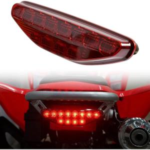 imageSAUTVS ATV Red LED Tail Light Assembly for Honda TRX 450R Rear Brake Stop Light Tail Lamp for Honda TRX 450 R ER 20062014 Accessories 1PCS