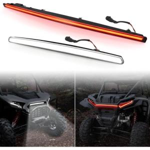 imageSAUTVS Accent Light Kit for RZR XP 1000 2024 Front LED Grille Accent Signature Light and Black Rear Center Accent Lamp Taillight for Polaris RZR XPXP4 1000 2024 2025 Accessories2PCS 2889539