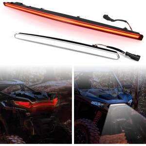 imageSAUTVS Accent Light Kit for RZR XP 1000 2024 Front LED Grille Accent Signature Light and Red Rear Center Accent Lamp Taillight for Polaris RZR XPXP 4 1000 2024 2025 Accessories2PCS 2889539