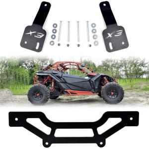 imageSAUTVS Adjustable 50quot Light Bar Brackets ampamp Shock Tower Light Bar Bracket for Maverick X3 X RS Turbo R 20172021