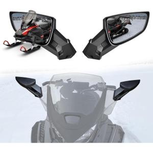 imageSAUTVS Adjustable Rear View Side Mirrors for SkiDoo Clear Rear View Side Mirrors for SkiDoo REV Neo XS XM XP XR XU Accessories 2PCS Replace 860200694