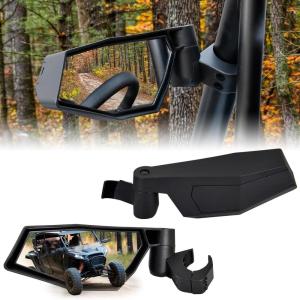 imageSAUTVS Adjustable Rearview Side Mirrors for Polaris RZR XP 1000 2024 Folding Side View Mirrors for Polaris RZR XP 1000 XP 4 1000 UltimateSportPremium 2024 Accessories