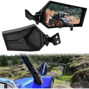 imageSAUTVS Adjustable Rearview Side Mirrors for Yamaha YXZ 1000 Folding Clear Rear View Side Mirrors for Yamaha YXZ 1000R  SESSSS SE 20192025 Accessories2PCS