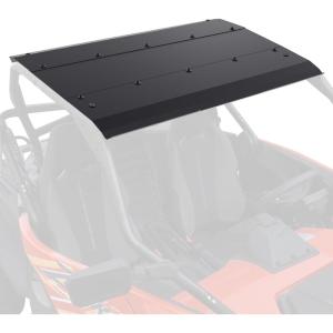 imageSAUTVS Aluminum Hard Roof Top for CFMOTO ZFORCE 950 HO EXHO SportSport 20202024 Combined Black PowderCoated Sun Visor Top Heavy Duty Roof Shading Panel Accessories No Drilling Needed