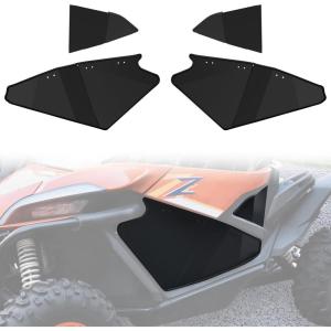 imageSAUTVS Aluminum Lower Doors Inserts for CFMOTO ZForce 950 2024 Lower Half Door Insert Panels Filler Panel Frame for CFMOTO ZForce 950 HO EX SPORT 2020 2021 2022 2023 2024 Replace 5BY8070001000