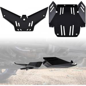 imageSAUTVS Aluminum Lower Protector Skid Plate for CanAm Ryker Lower Splash Guard Radiator Protector for Can Am Ryker 600 900 Sport ampamp Ryker Rally Edition All Models Accessories Replace 219401251