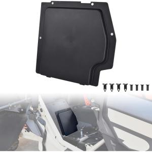 imageSAUTVS Battery Cover Kit for CanAm Maverick X3 Black Plastic Battery Cover Plate for Can Am Maverick X3 MAX 20172025 All Models Accessories