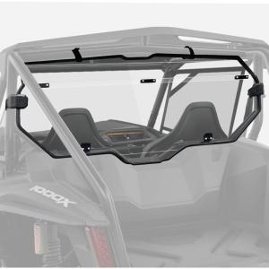 imageSAUTVS Combined Rear Windshield for Honda Talon 1000R 1000X 20192025 Accessories Polycarbonate Clear Back Window with Noise Strip Impact Resistant