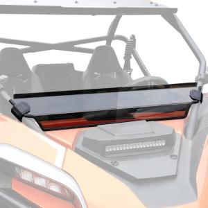 imageSAUTVS Dark Tinted Front Half Windshield for CFMOTO ZForce 950 HO SPORT 20222023  HO EX 20222024 ZForce 950 SPORT 20202022 Durable Tinted Half Windscreen Accessories