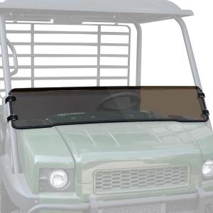 imageSAUTVS Dark Tinted Front Half Windshield for Kawasaki Mule 4000 4010 Lightly Durable Poly Half Windscreen for Kawasaki Mule 4000 4010 20092026 Accessories