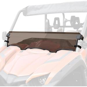 imageSAUTVS Dark Tinted Front Half Windshield for Yamaha Viking VI Lightly Durable Poly Half Windscreen for Yamaha Viking  Viking VI 20142025 Accessories