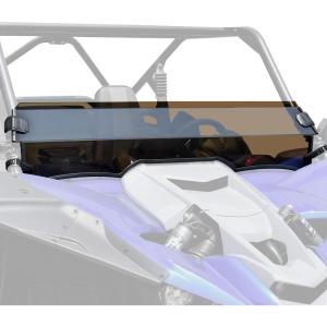 imageSAUTVS Dark Tinted Front Half Windshield for Yamaha YXZ1000R Lightly Durable Poly Half Windscreen for Yamaha YXZ 1000RSESSSS SESS XTR 20192025 Accessories