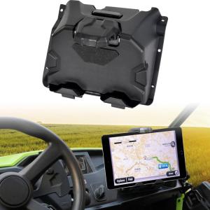 imageSAUTVS Electronic Device Tablet Phone Holder Compatible with Honda Pioneer 520 20212025  Pioneer 500 20152023 Accessories Adjustable Navigator GPS Tablet Phone Mount with Extra Storage Box