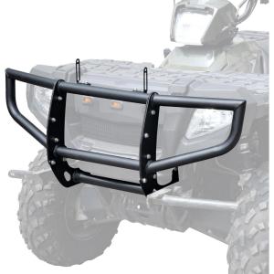 imageSAUTVS Front Bumper Guard for Polaris Sportsman 450 500 600 700 800 20052010 Combined Steel Front Brush Guard Bumper Bar Protector with Light Bar Bracket Accessories