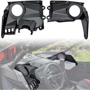 imageSAUTVS Front Dash Speaker Mount for Can Am X3 Front 65 inch Speaker Enclosure Panels for CanAm Maverick X3  X3 Max Stereo System 20172025 Accessories