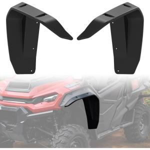 imageSAUTVS Front Fender Flares Compatible with Honda Pioneer 10003 10005 10006 20162025 Accessories Extended Wider Front Mud Guards Mud Flaps Easy Installation Full Protection